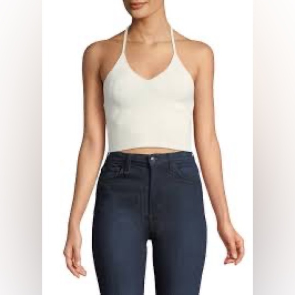 NWT Joie Gilenne Halter Crop Top